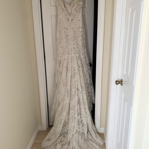Mori Lee Wedding Dress. Used once. - Picture 5 of 8
